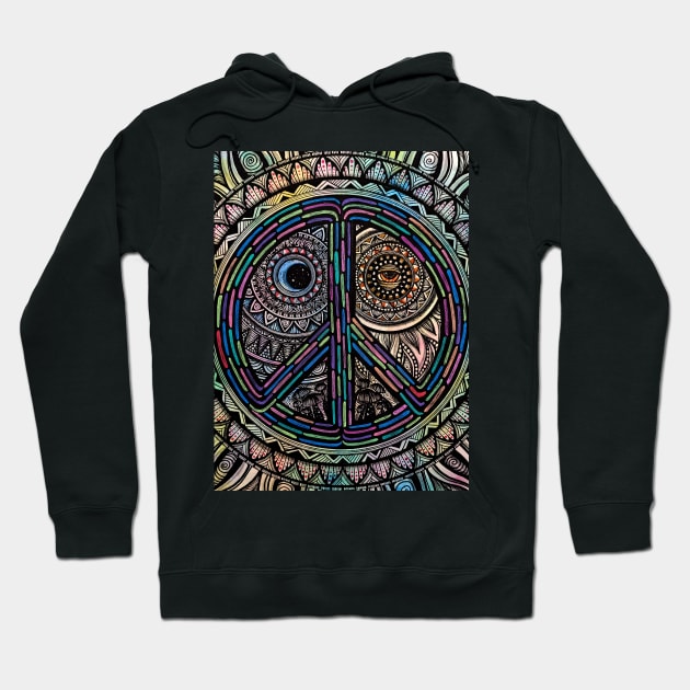 TRIPPY PEACE Hoodie by asiancoffeegirl